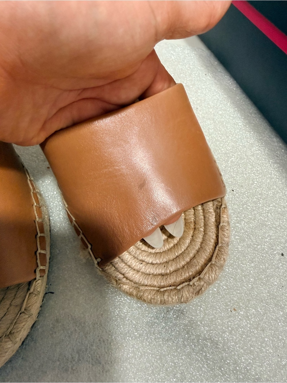 Vince Camuto Tan Espadrille Wedge Sandals with Ankle Strap (PRICE FIRM) - Picture 9 of 9